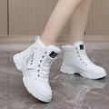 Lace Up Warm Ankle Boots For Cold Weather - Southern Shores Clothing