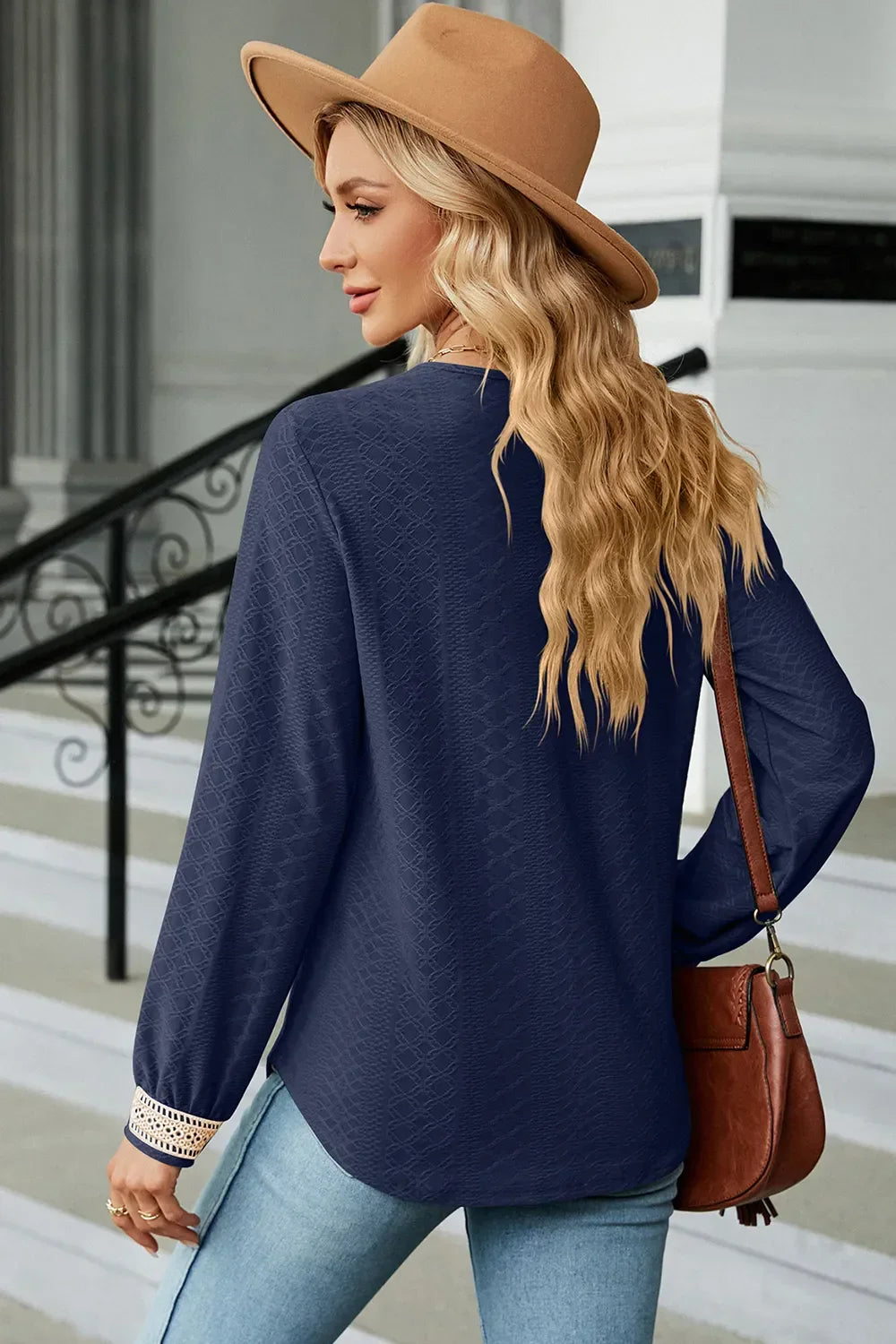 V-Neck Long Sleeve T-Shirt - Southern Shores Clothing
