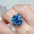 10 Carat Sterling Silver Moissanite Ring With Coastal Shine - Southern Shores Clothing