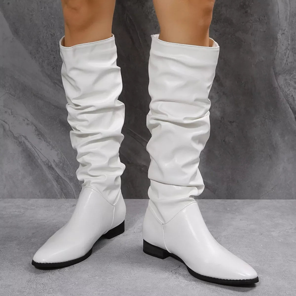 Slouchy Block Heel Ankle Boots Everyday Wear - Southern Shores Clothing