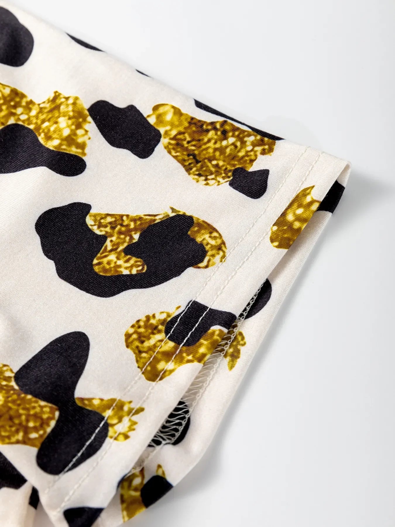 Leopard Print Slightly Stretchy Short Sleeve T Shirt - Southern Shores Clothing