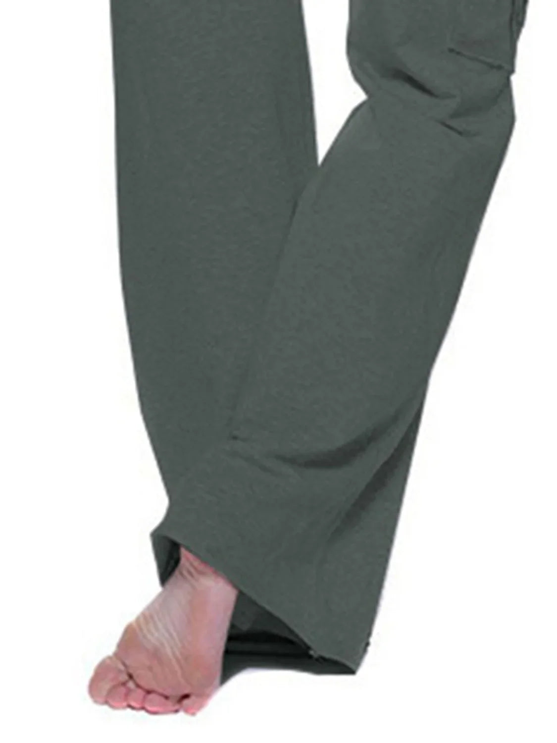Mid Waist Drawstring Pants With Pockets For Everyday Wear - Southern Shores Clothing