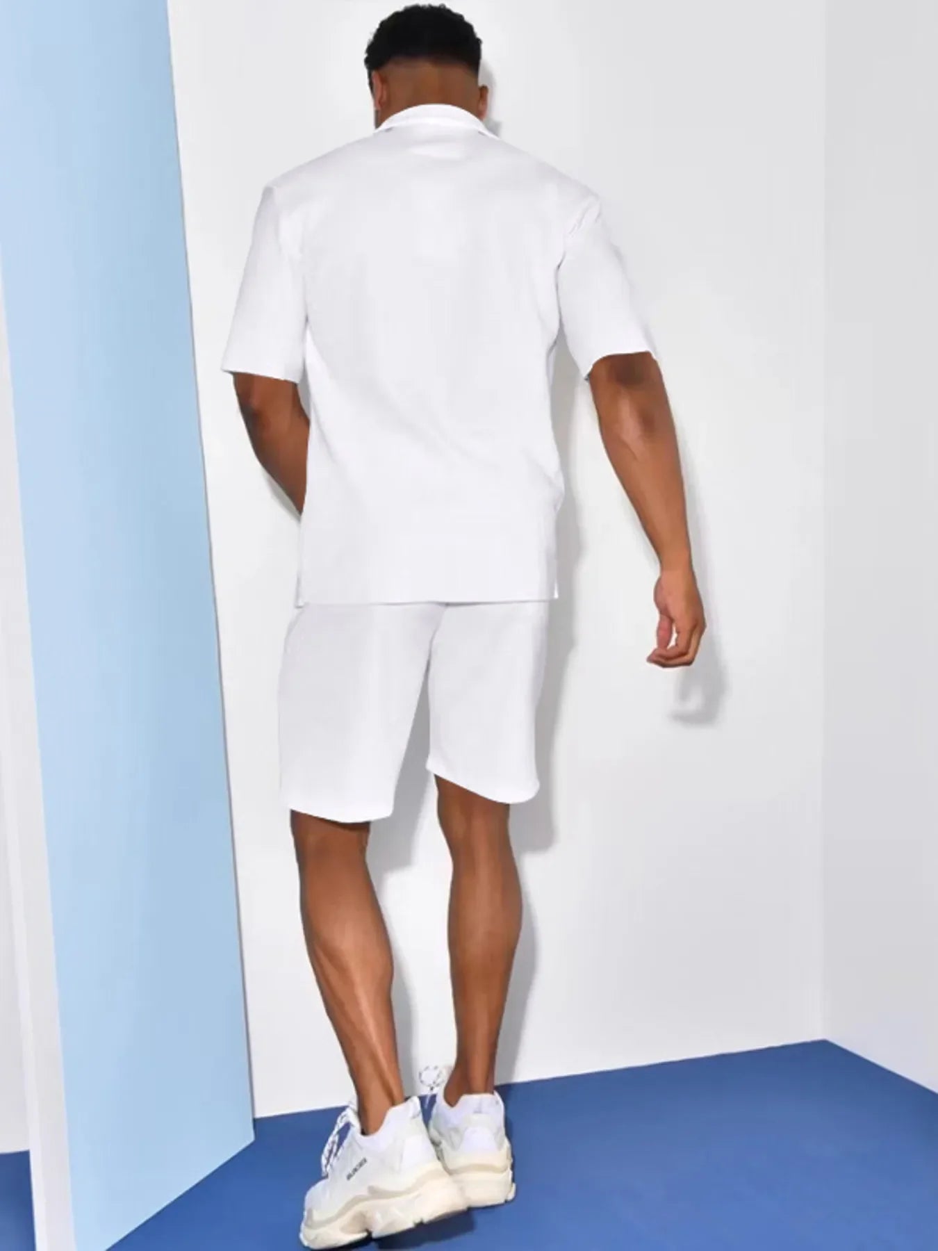 Men's Plus Size Button Up Shirt and Shorts Set - Southern Shores Clothing