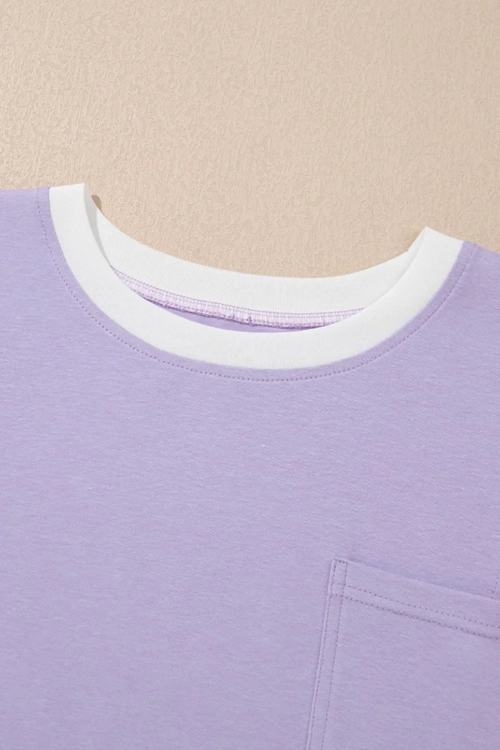 Block Patchwork Oversized Half Sleeve Relaxed T Shirt - Southern Shores Clothing