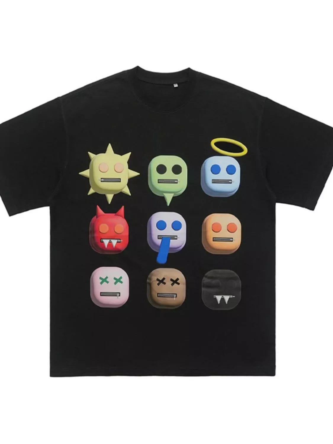 Graphic Round Neck T Shirt With Stretch For Casual Wear - Southern Shores Clothing