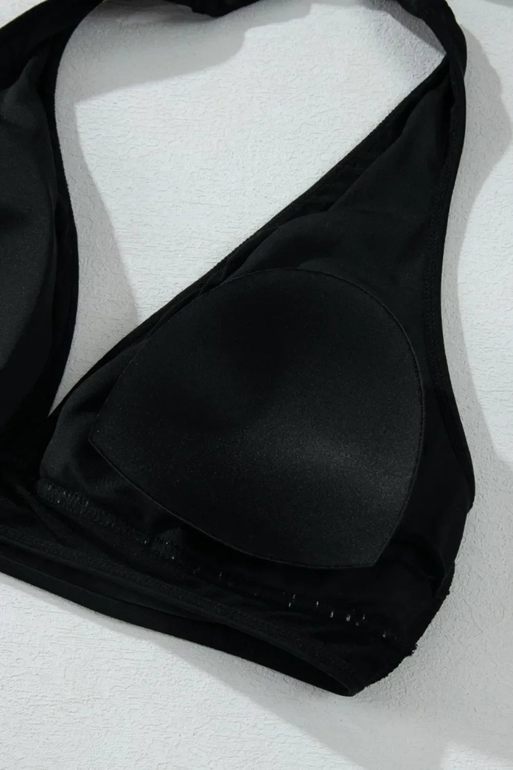 Sheer Mesh Halter Bikini Set With Removable Padding Two Piece - Southern Shores Clothing