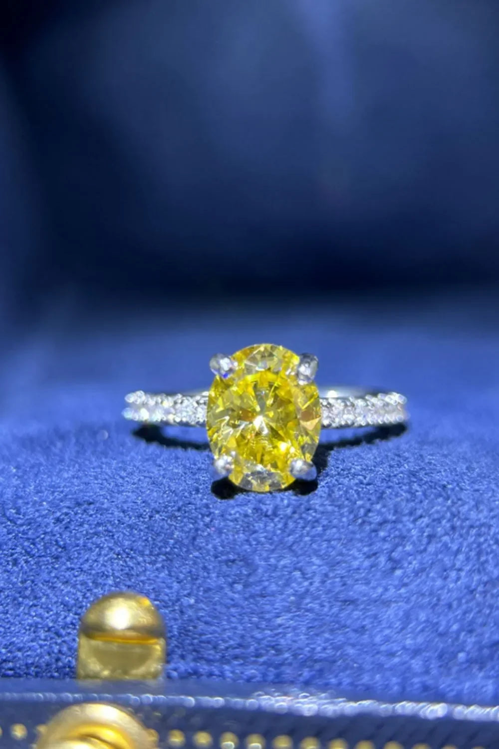 2 Carat Moissanite 925 Sterling Silver Coastal Ring - Southern Shores Clothing