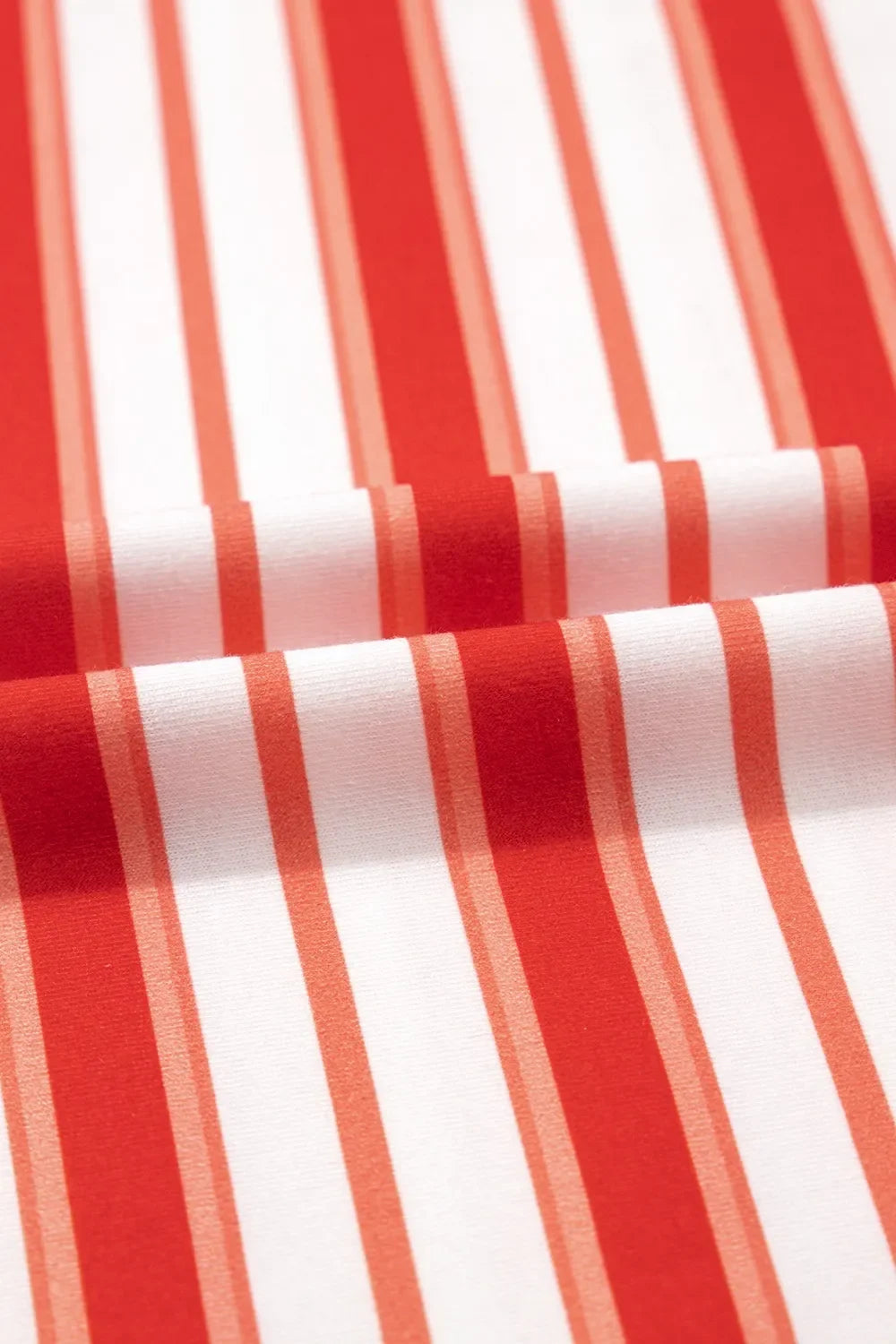 Stripe Print Contrast Collar Raglan Sleeve T Shirt - Southern Shores Clothing