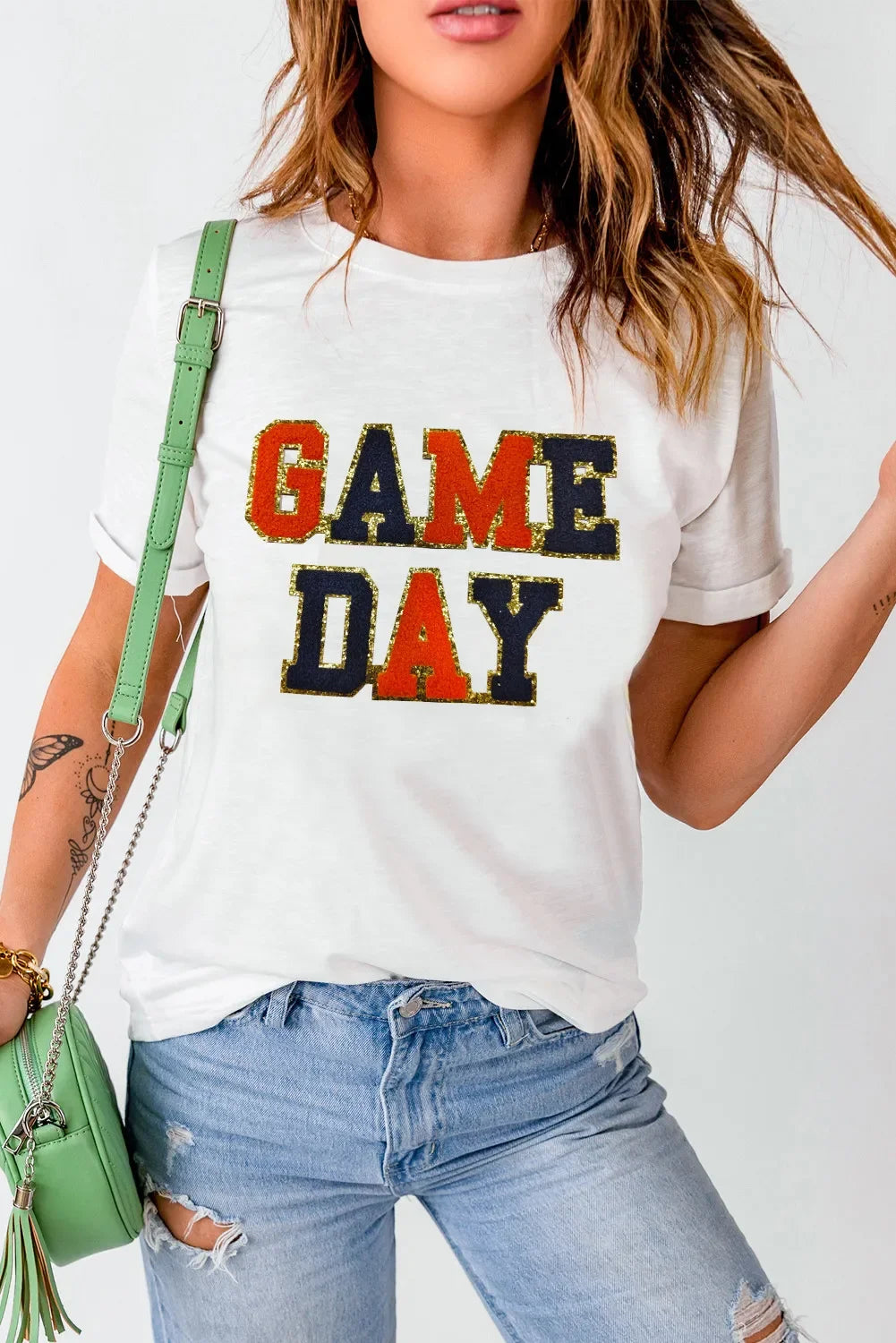 Round Neck Short Sleeve T Shirt With Stretch - Southern Shores Clothing