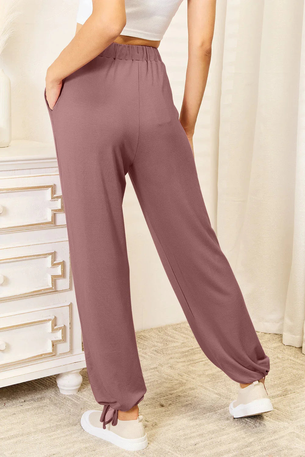 Soft Rayon Drawstring Pants With Pockets - Southern Shores Clothing