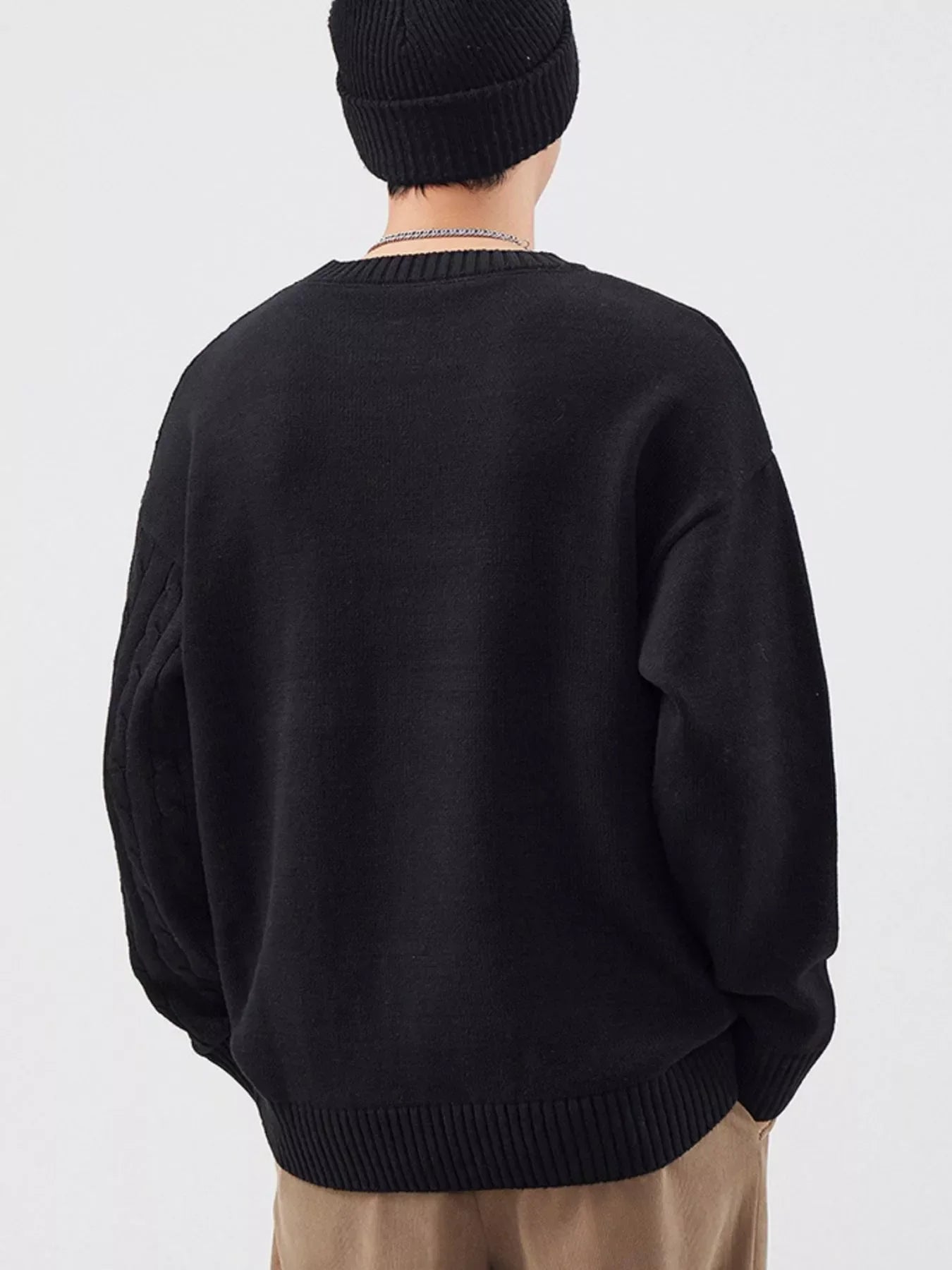 Plus Size Cable Knit Sweater With Relaxed Fit - Southern Shores Clothing