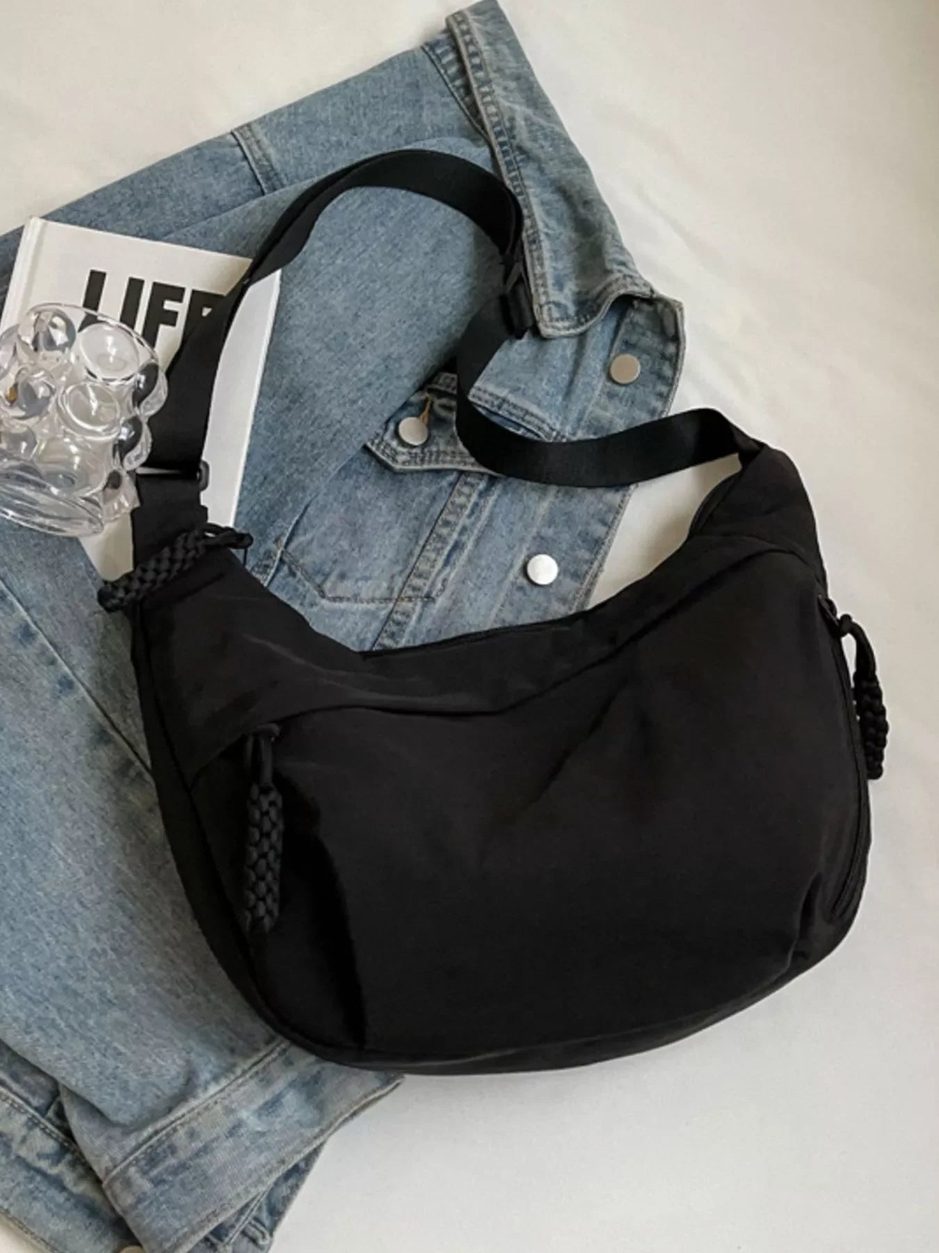 Casual Lightweight Polyester Crossbody Bag - Southern Shores Clothing
