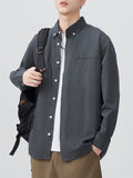 Plus Size Button Up Long Sleeve Shirt Coastal Casual - Southern Shores Clothing