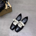 Square Toe Block Heels Pumps Classic Dress Shoes - Southern Shores Clothing