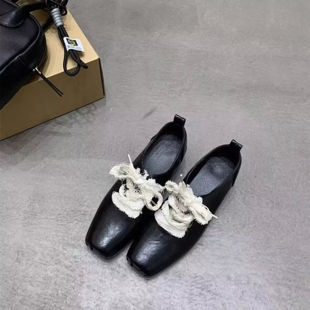 Square Toe Block Heels Pumps Classic Dress Shoes - Southern Shores Clothing