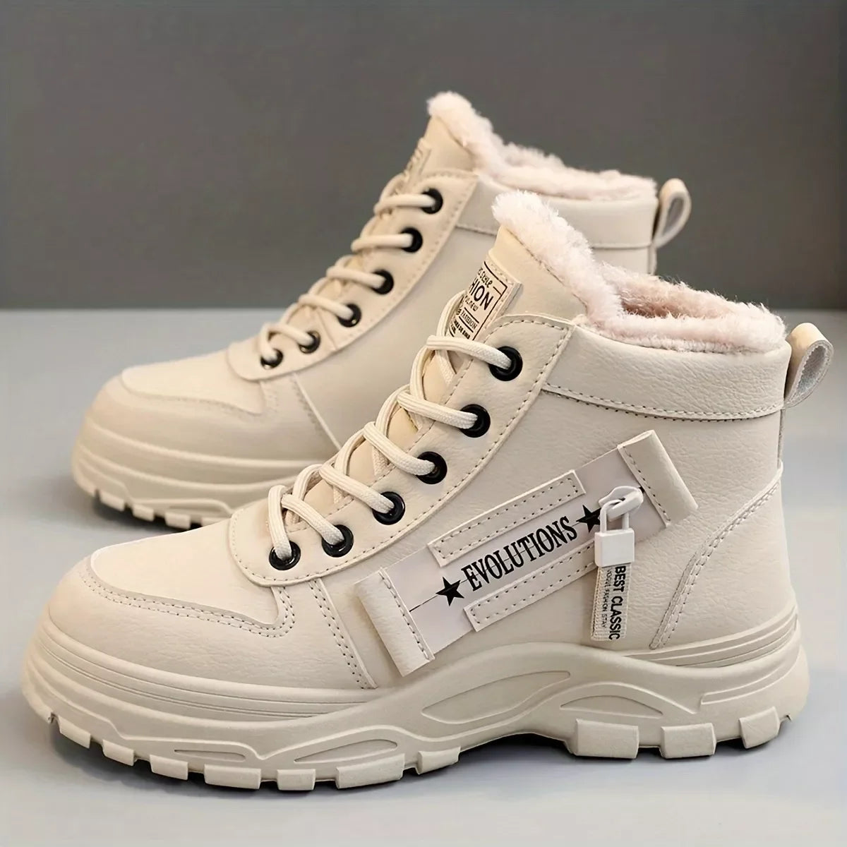 Lace Up Warm Ankle Boots For Cold Weather - Southern Shores Clothing