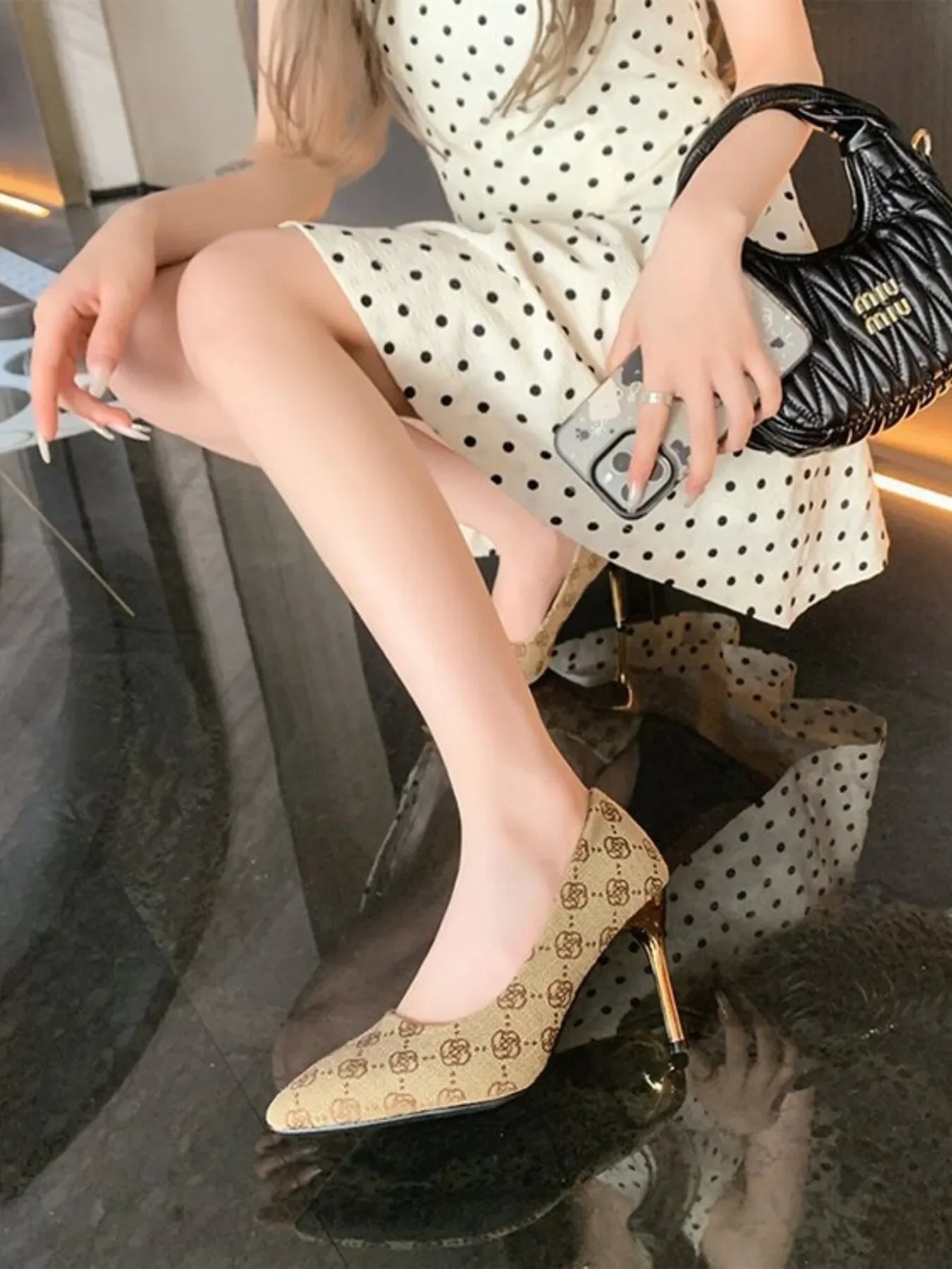 Point Toe Stiletto Pumps High Heel Shoes - Southern Shores Clothing