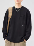 Plus Size Oversized Long Sleeve Pocketed Sweatshirt - Southern Shores Clothing