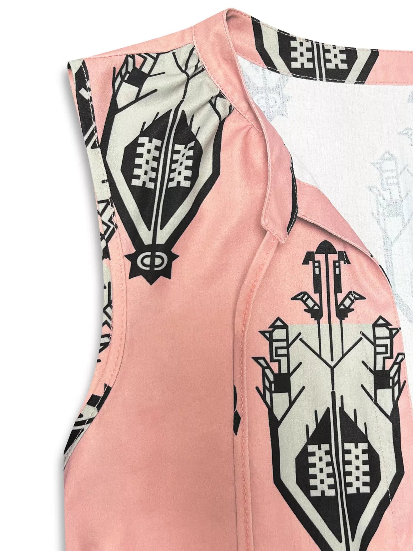 Printed Sleeveless Maxi Dress With Tiered Skirt - Southern Shores Clothing