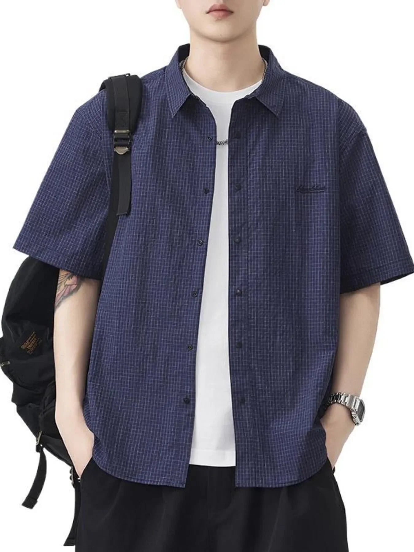 Plus Size Oversized Button Up Shirt Coastal Style