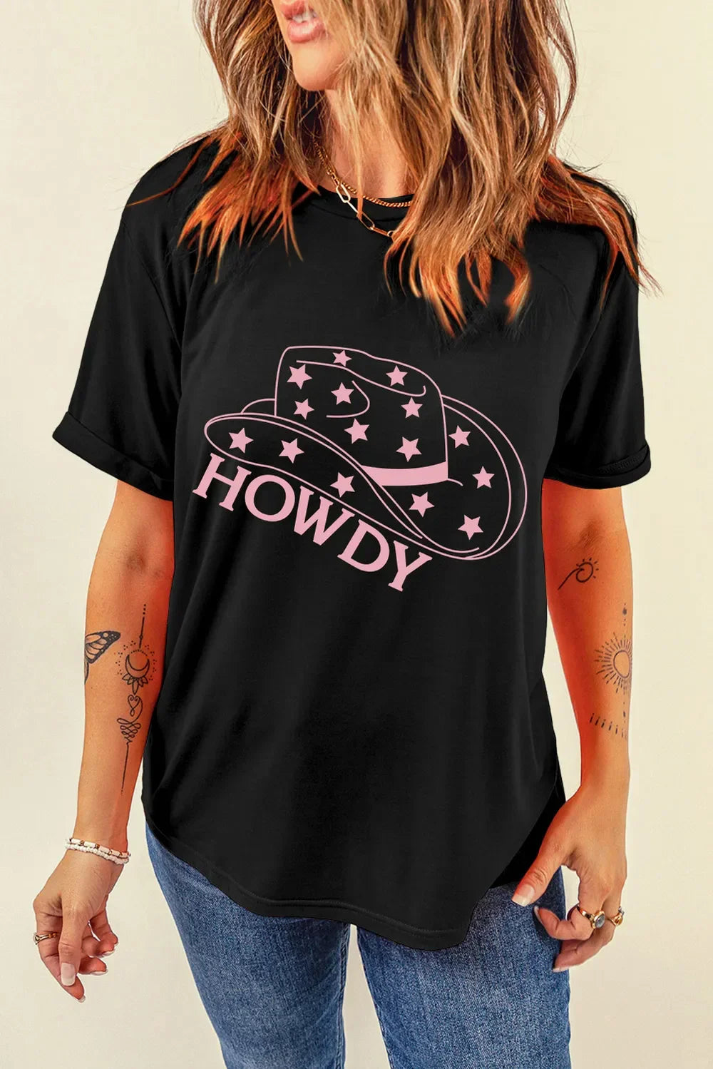 Round Neck Short Sleeve T Shirt Polyester Cotton Blend - Southern Shores Clothing