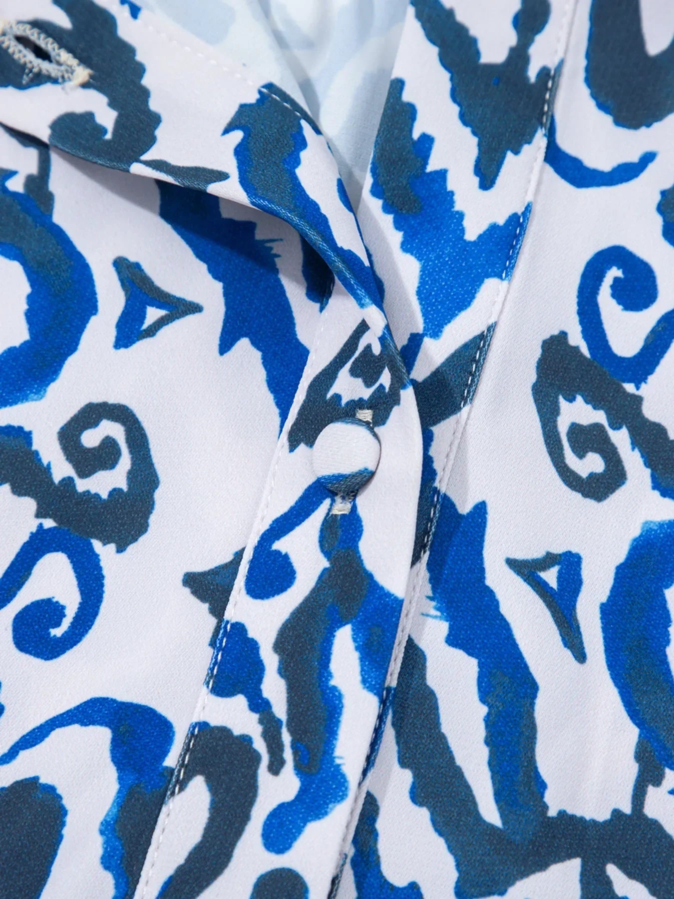 Paisley Print Long Sleeve Cotton Blouse With Frill Trim - Southern Shores Clothing
