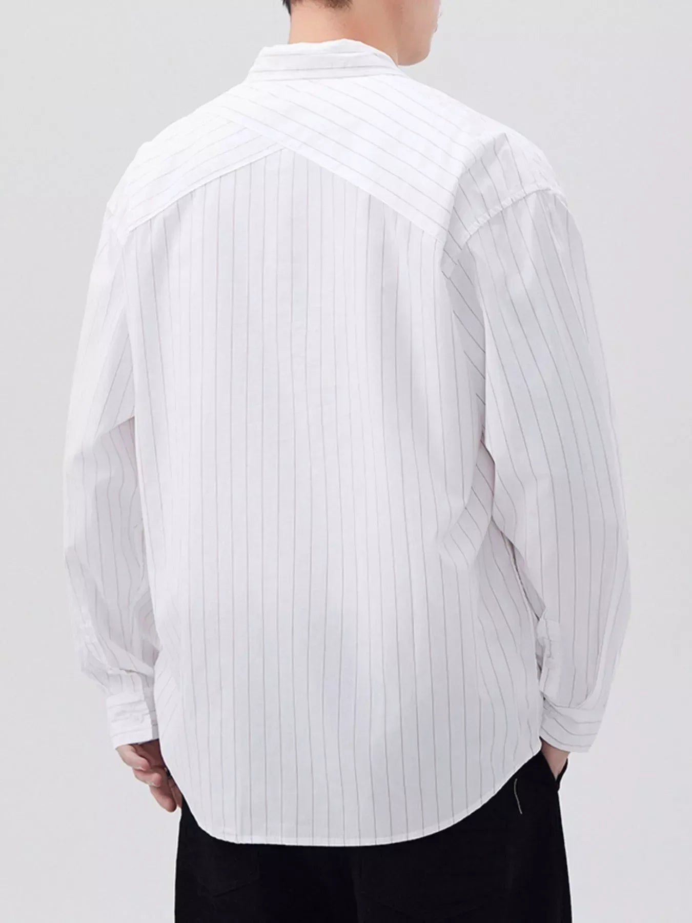 Striped Long Sleeve Button Up Shirt Plus Size - Southern Shores Clothing