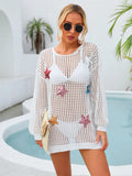 Angel Wings Sequin Star Long Sleeve Cover Up - Southern Shores Clothing