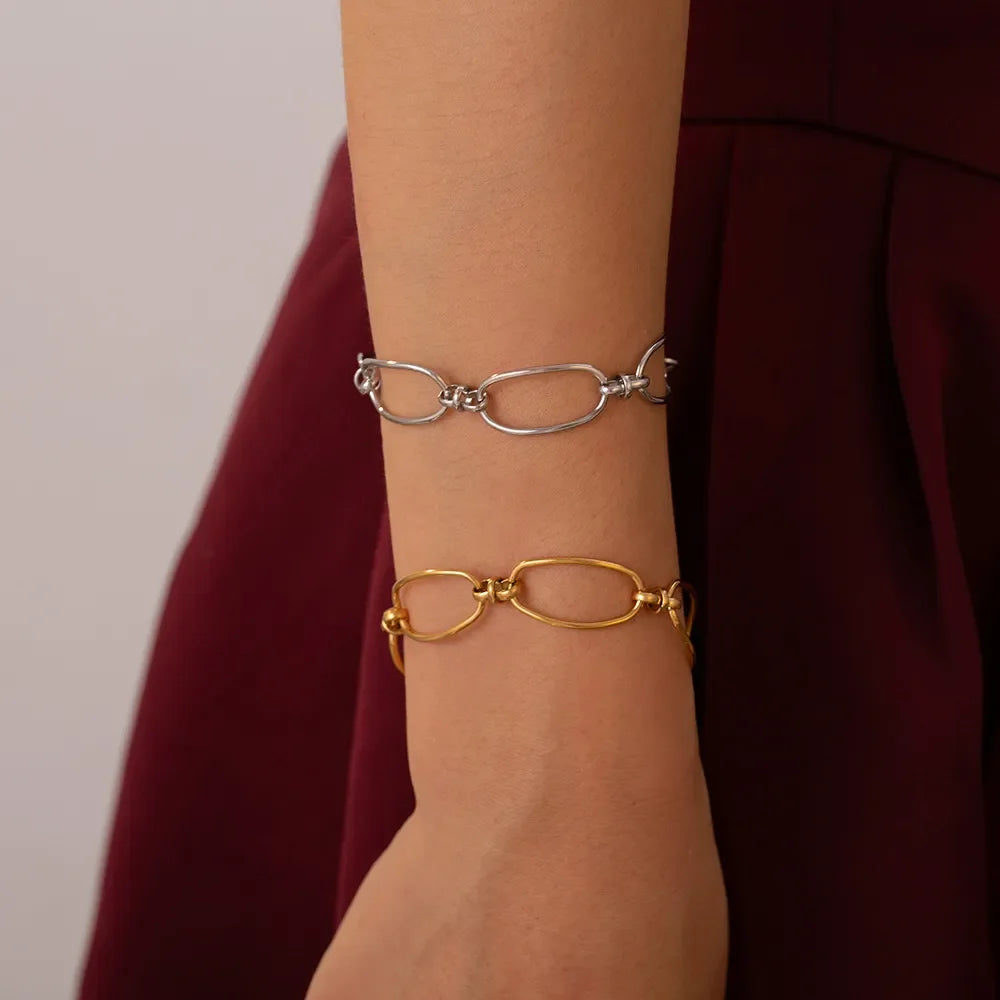 18K Gold-Plated Titanium Steel Chain Bracelet - Southern Shores Clothing