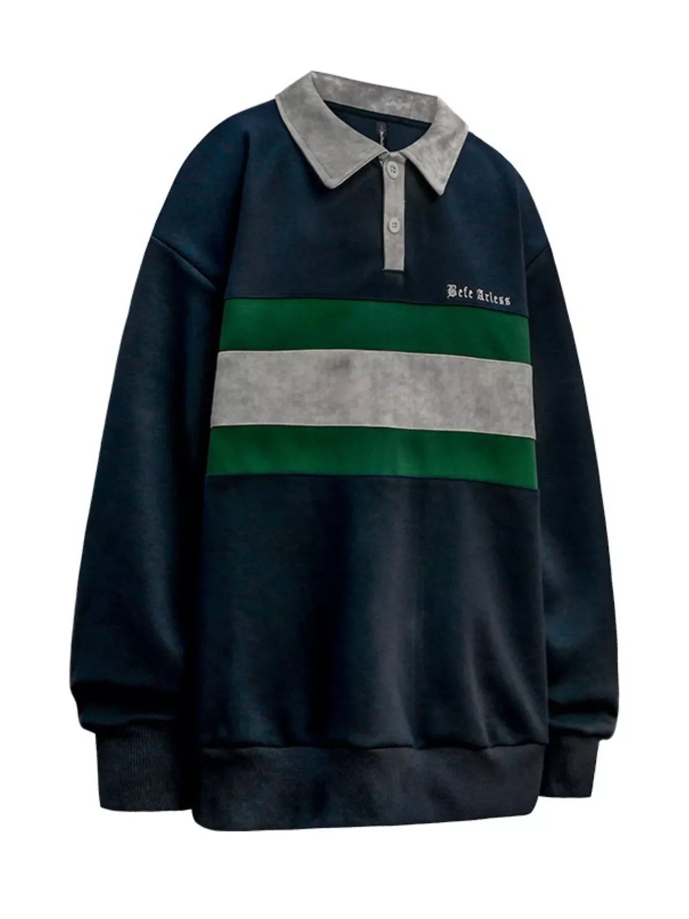 CoolMax Contrast Striped Long Sleeve Polo - Southern Shores Clothing