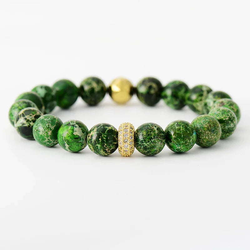Natural Stone Beaded Bracelet Coastal Style - Southern Shores Clothing