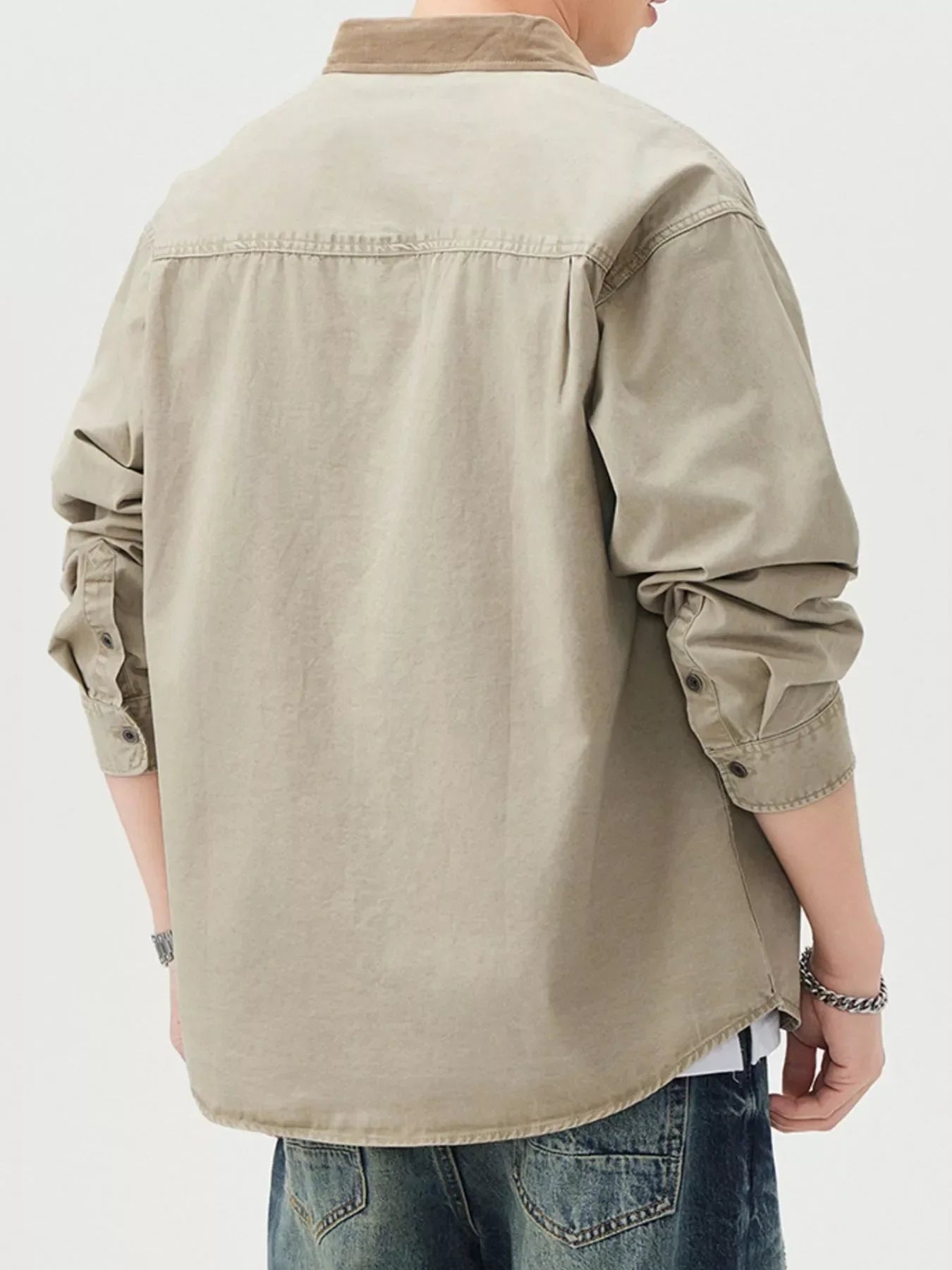 Plus Size Oversized Button Up Long Sleeve Shirt - Southern Shores Clothing