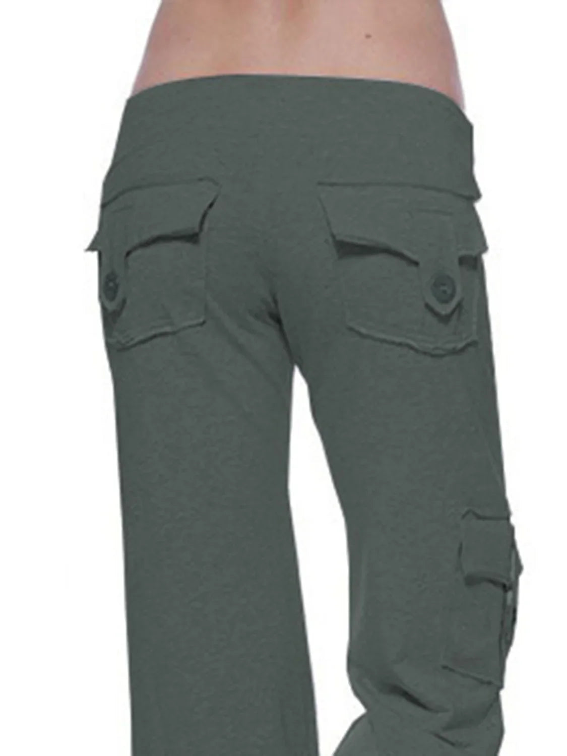 Mid Waist Drawstring Pants With Pockets For Everyday Wear - Southern Shores Clothing