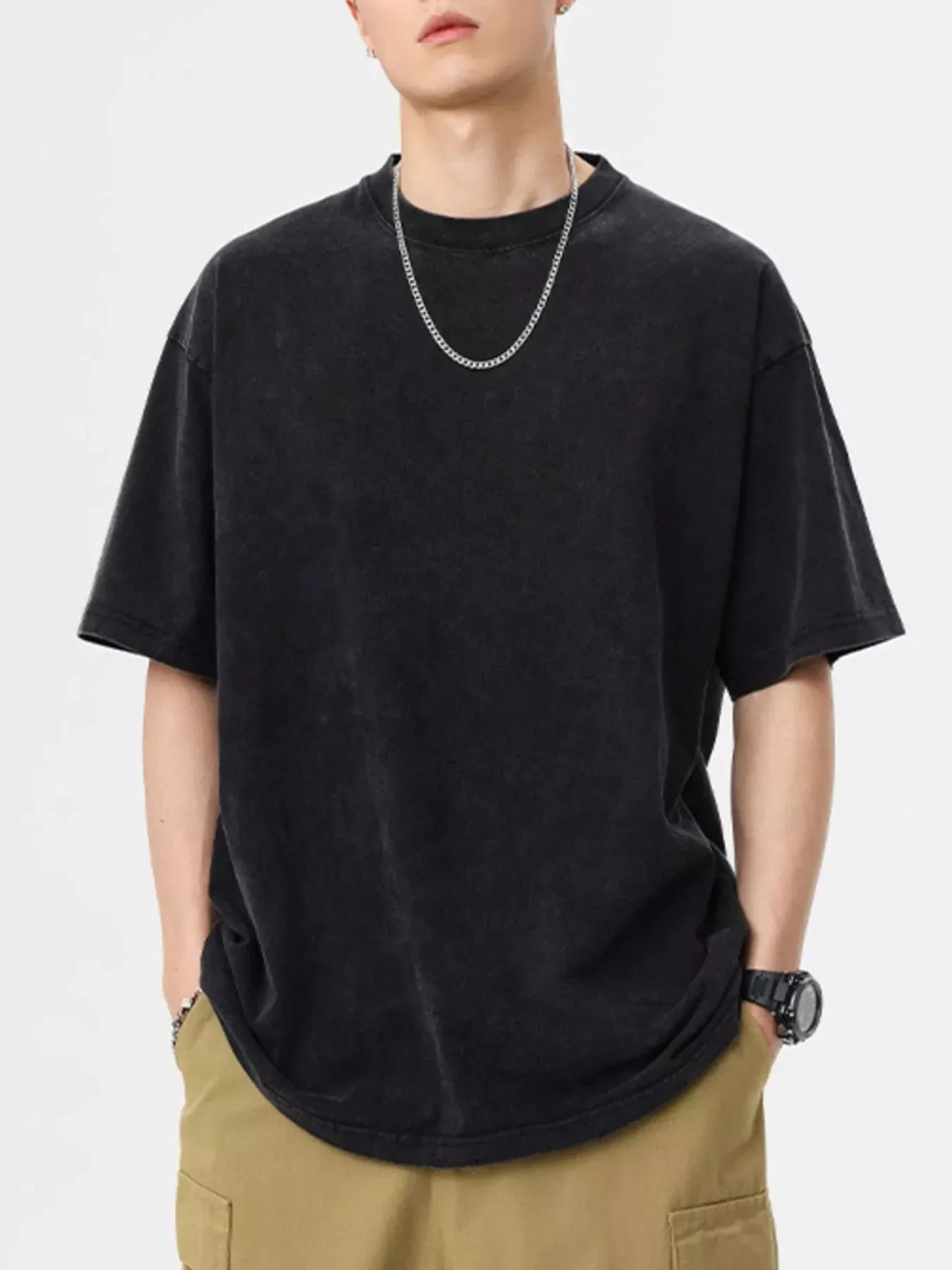 Oversized Vintage Washed Cotton T Shirt Top - Southern Shores Clothing