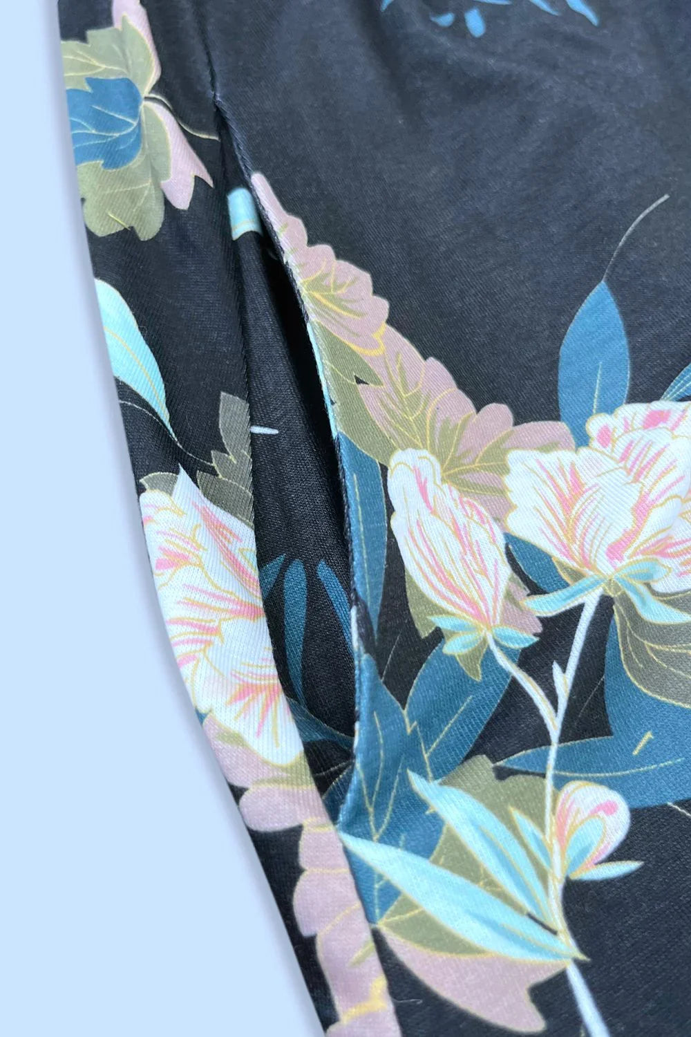 Double Take Printed Scoop Neck Sleeveless Buttoned Magic Dress with Pockets - Southern Shores Clothing