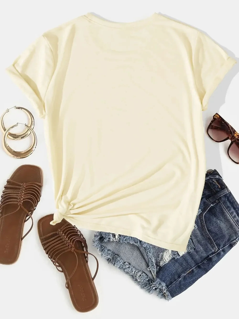 Happy Easter Round Neck Short Sleeve T Shirt - Southern Shores Clothing