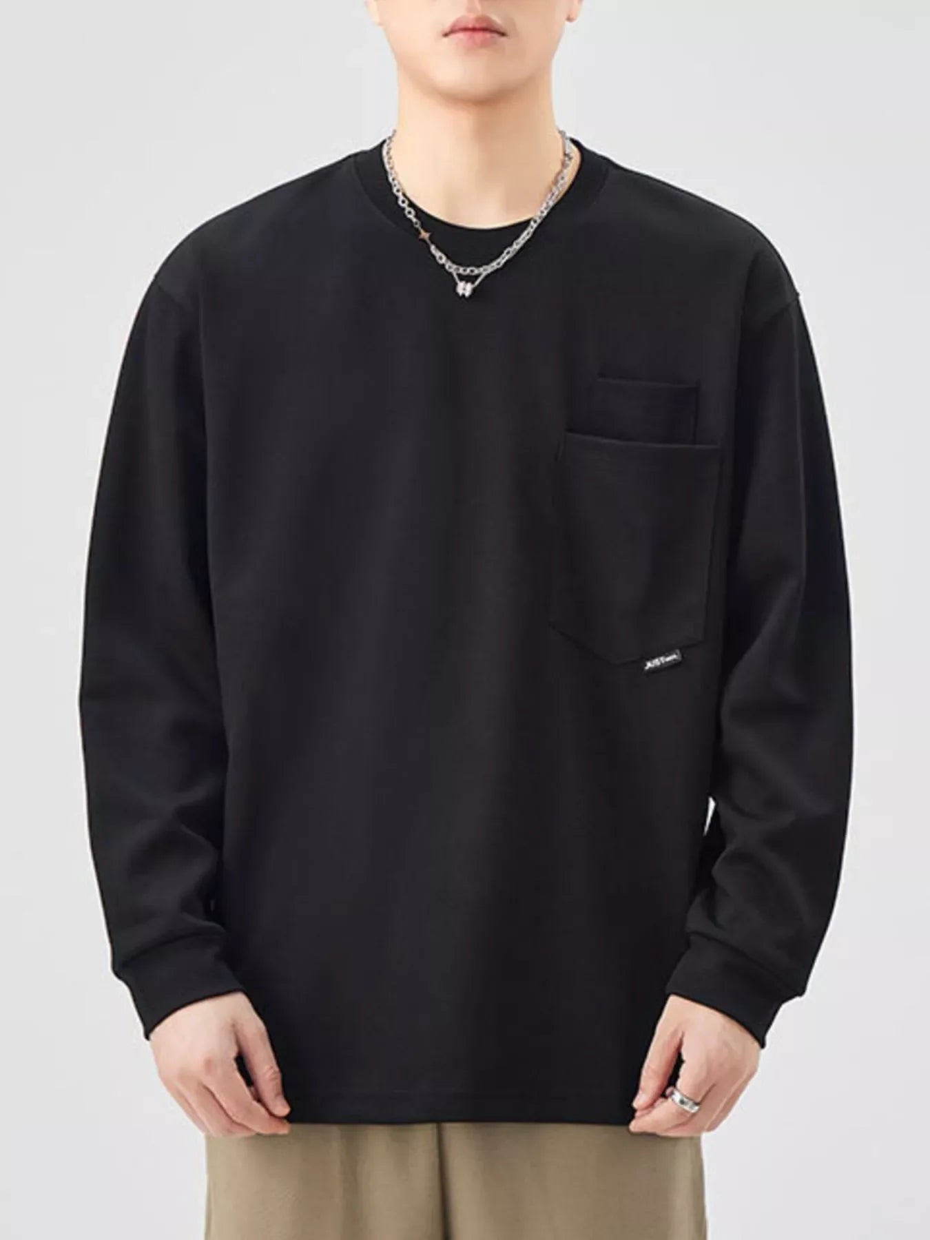 Plus Size Oversized Long Sleeve Pocketed Sweatshirt - Southern Shores Clothing