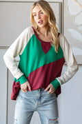 Block Long Sleeve Shirt With Breathable Fabric - Southern Shores Clothing