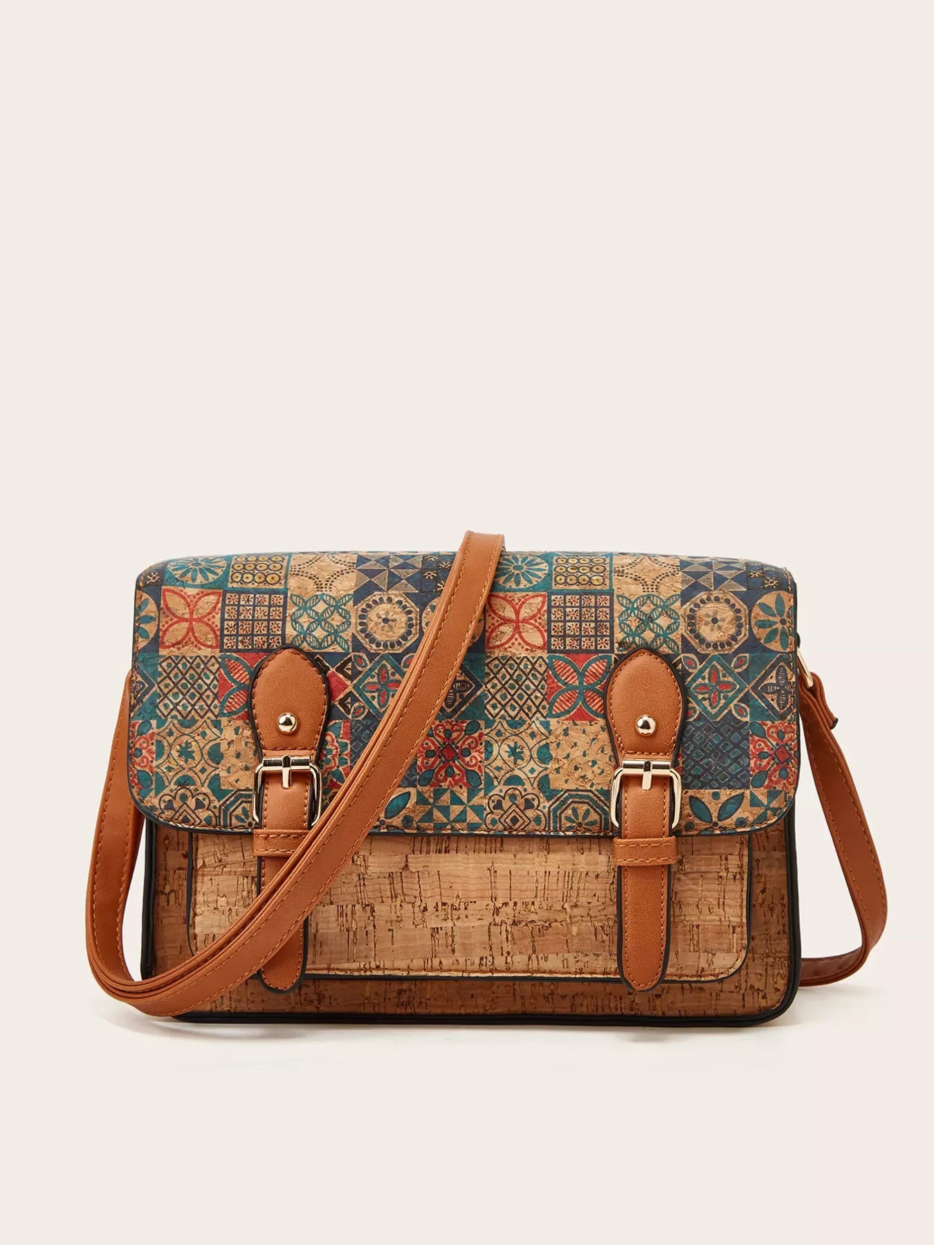 Vintage Pattern Crossbody Bag Fashion Accessory - Southern Shores Clothing