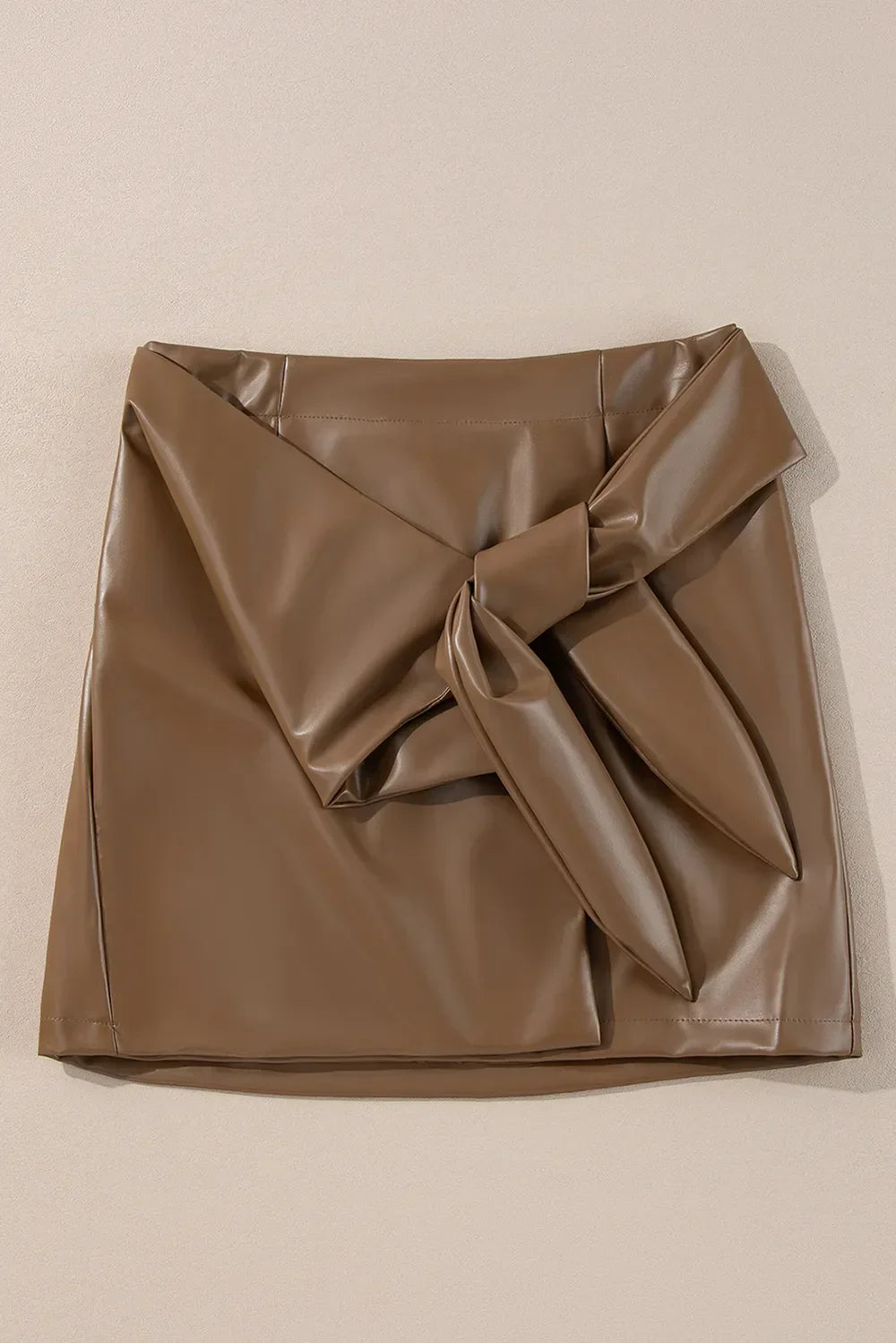 Casual Bowknot Elastic Waist Mini Skirt Lightweight - Southern Shores Clothing