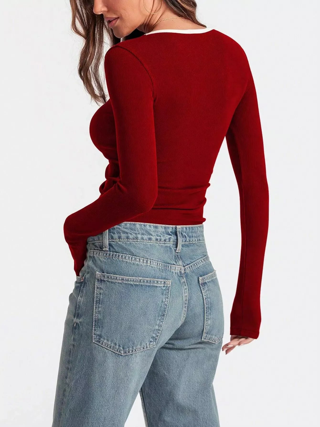 Scoop Neck Long Sleeve T-Shirt - Southern Shores Clothing