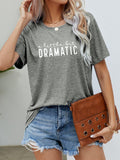 Graphic Short Sleeve T Shirt With Bold Slogan Print - Southern Shores Clothing