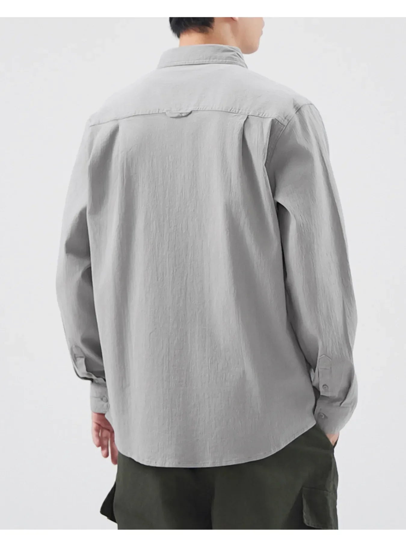Plus Size Cotton Button-Up Shirt, Oversized Fit - Southern Shores Clothing