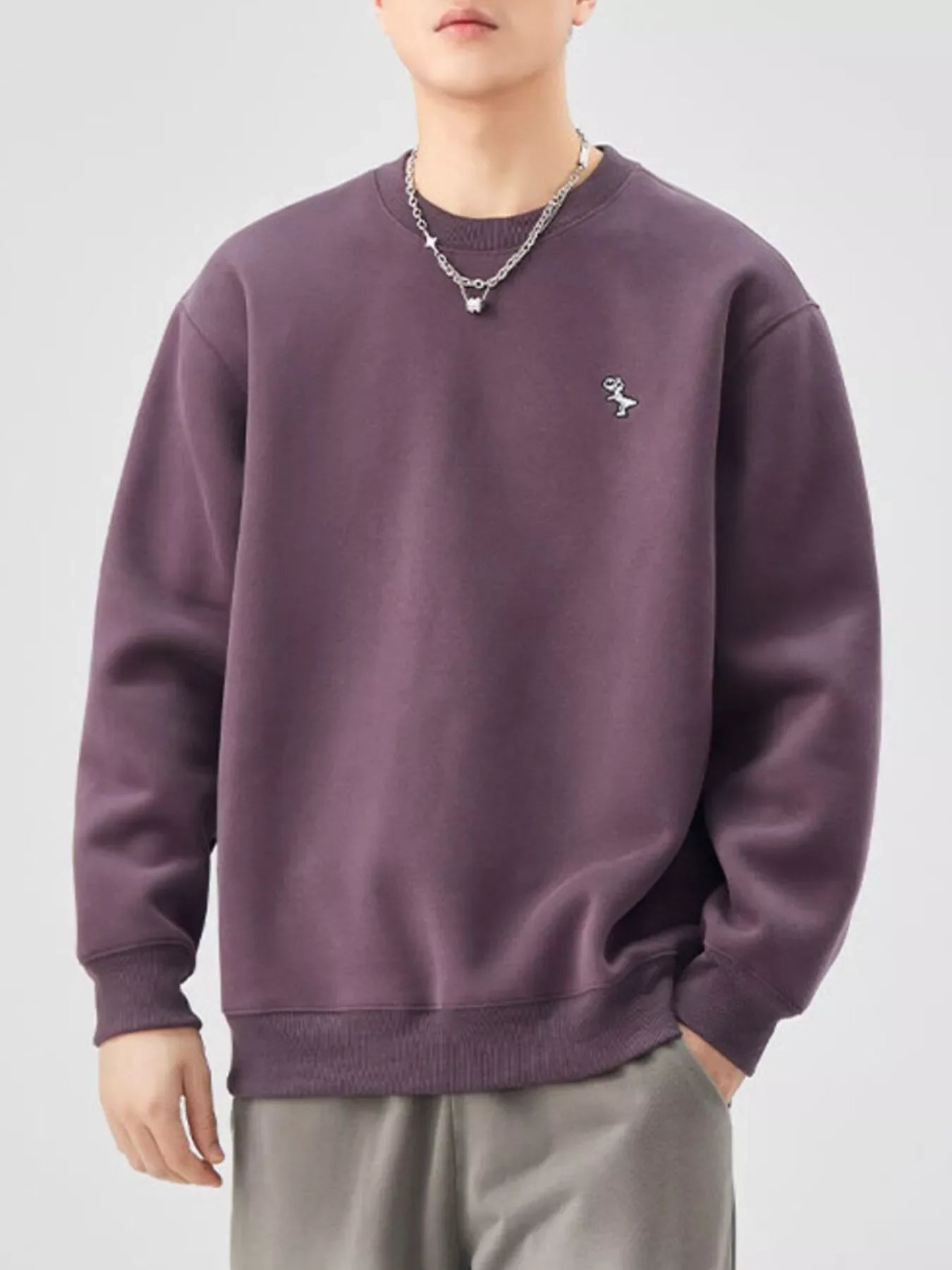 Plus Size Long Sleeve Sweatshirt With Stretch - Southern Shores Clothing