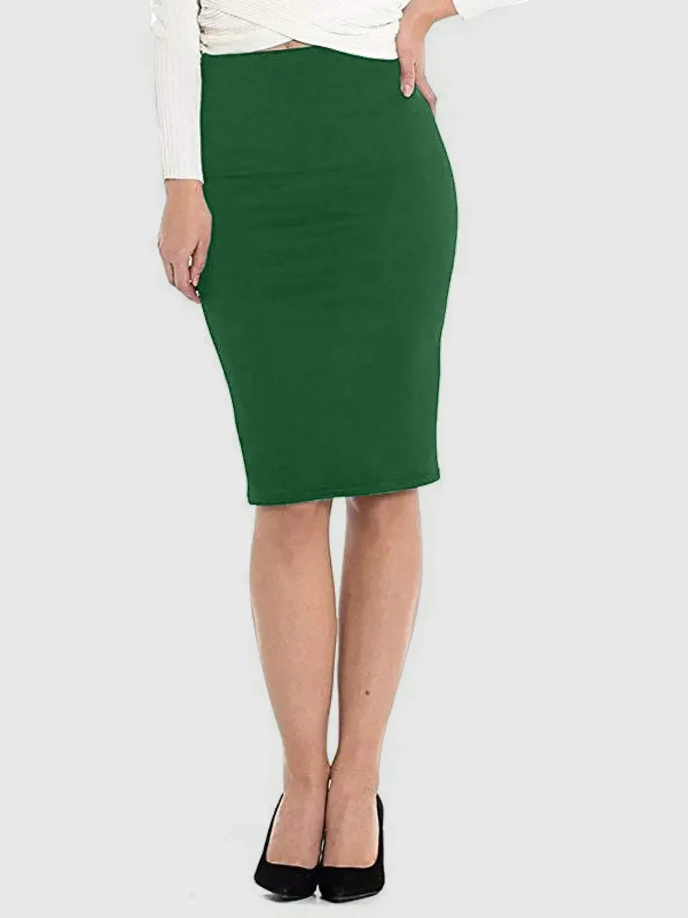 High Waist Wrap Skirt Casual Everyday Style - Southern Shores Clothing