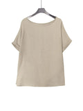Boat Neck Short Sleeve Top - Southern Shores Clothing