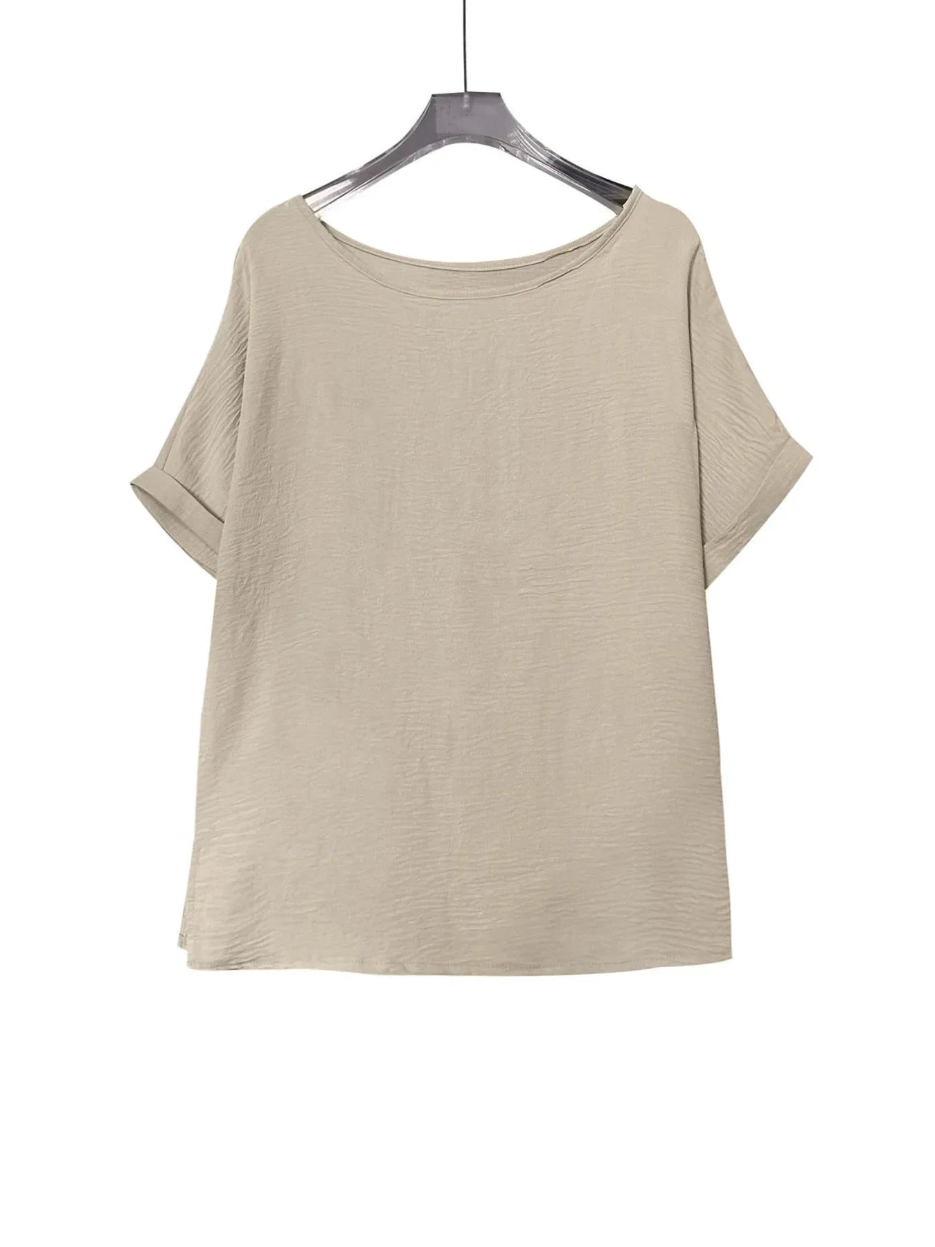 Boat Neck Short Sleeve Top - Southern Shores Clothing