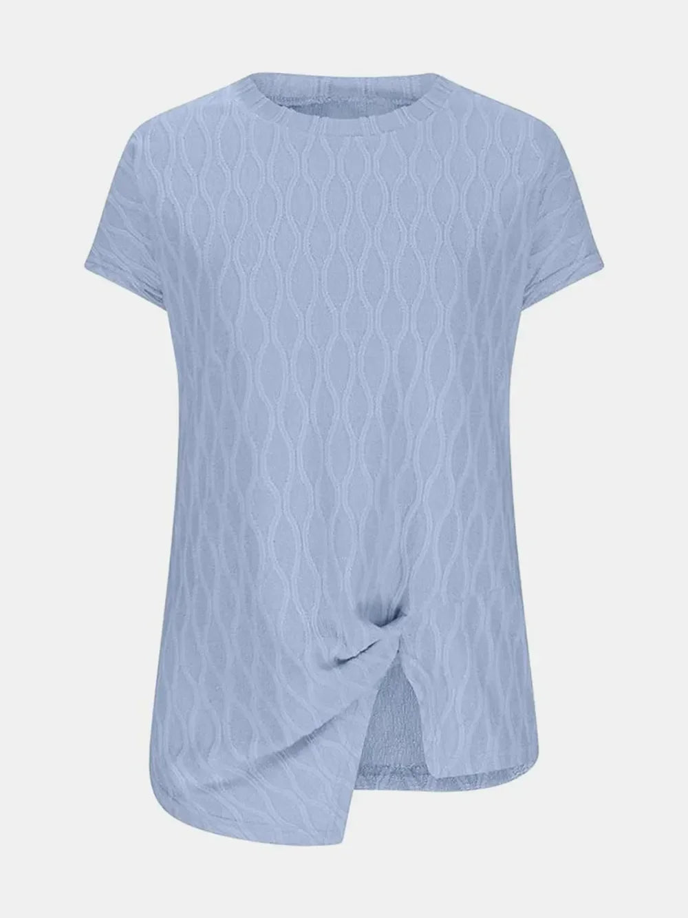 Full Size Round Neck Short Sleeve T-Shirt - Southern Shores Clothing