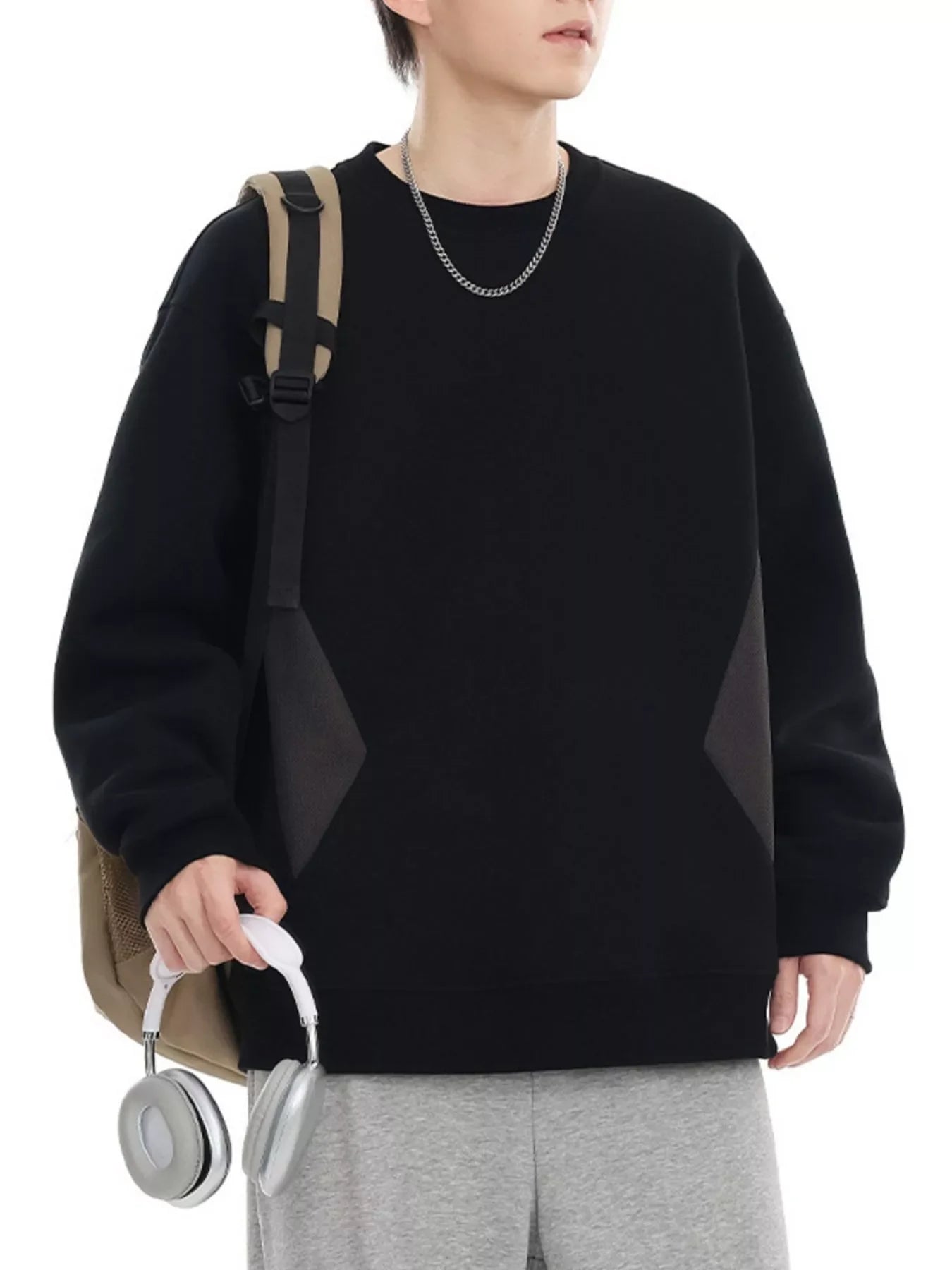 Plus Size Oversized Crew Neck Sweatshirt - Southern Shores Clothing
