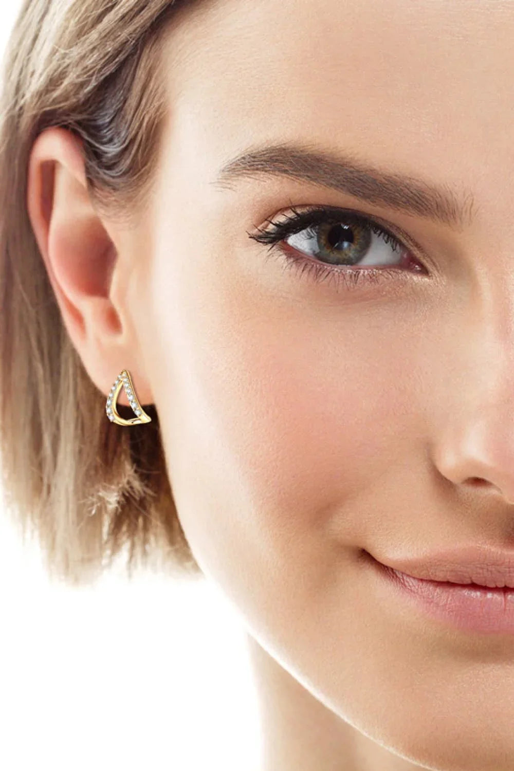 Minimalist Moissanite 925 Sterling Silver Earrings - Southern Shores Clothing